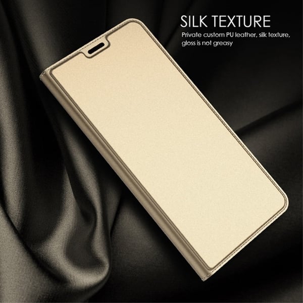 Sileä ja ohut premium-PU-nahkakotelo Honor Magic5 Lite / Motorola Moto X40 / Honor X9a - Kulta
