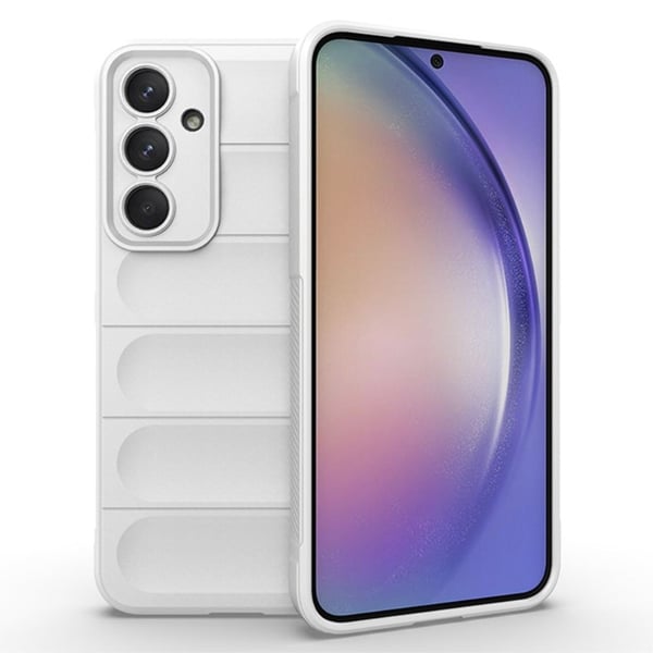 Deksel med mykt grep for Samsung Galaxy A55 - Hvit