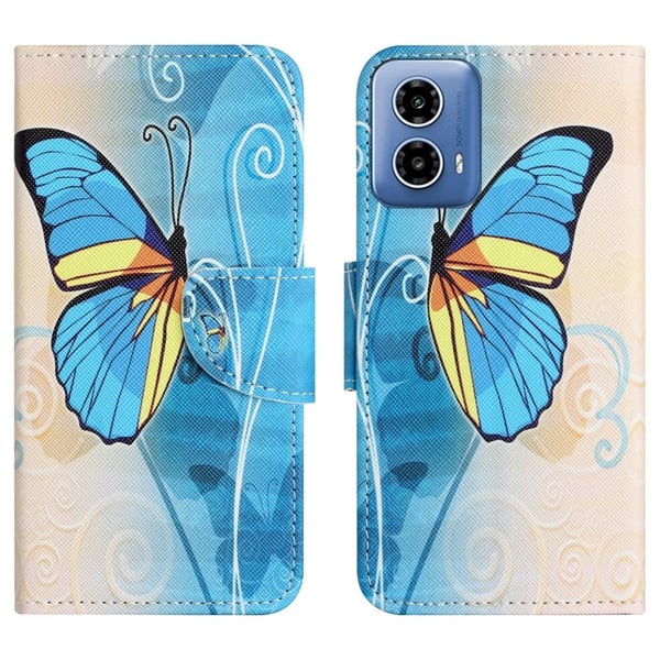 Wonderland Motorola Moto G34 flip-etui - Sommerfugl