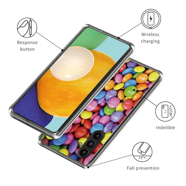 Deco Samsung Galaxy A14 deksel - Regnbuegodteri