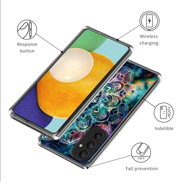 Deco Samsung Galaxy A35 deksel - Stjernehimmel / Mandala