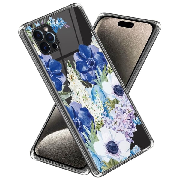 Deco iPhone 15 Pro Max deksel - Blomster