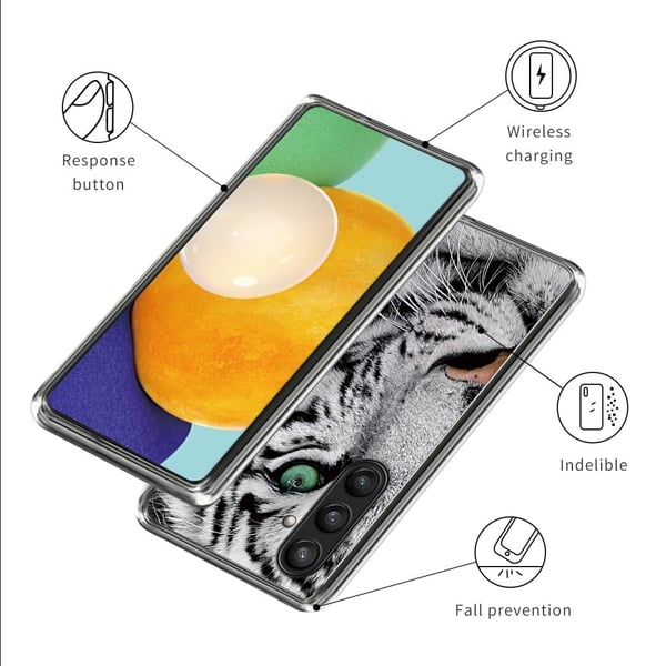 Deco Samsung Galaxy S23 FE deksel - Tigerhode
