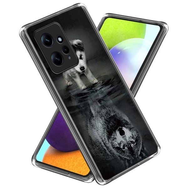 Deco Xiaomi Redmi Note 12 deksel - Hund Og Ulv