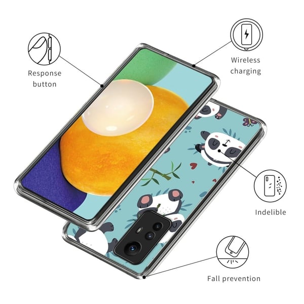 Deco Xiaomi Redmi Note 12S deksel - Søte Pandaer