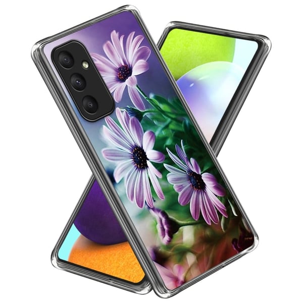 Deco Samsung Galaxy A55 cover - Lilla Krysantemum