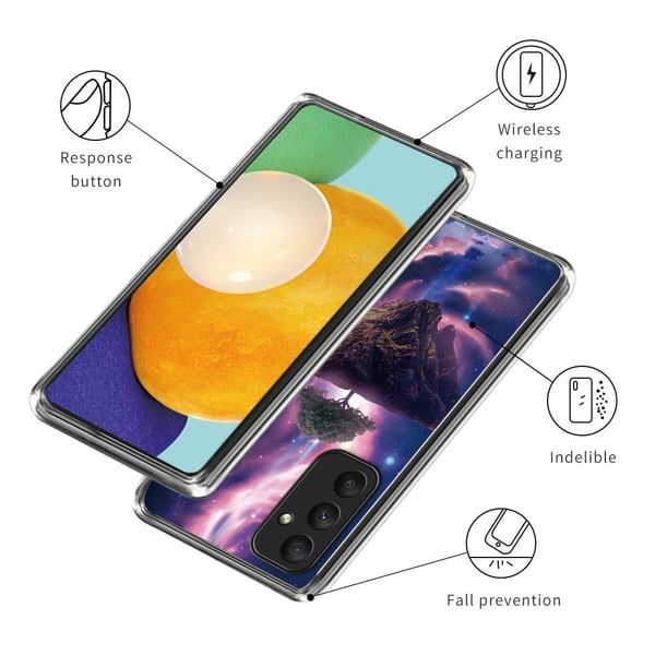 Deco Samsung Galaxy A55 deksel - Nordlys Natt