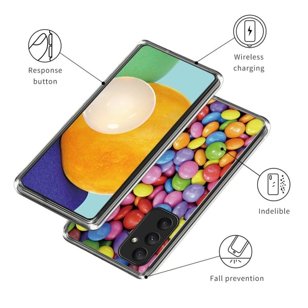 Deco Samsung Galaxy A55 deksel - Regnbuegodteri