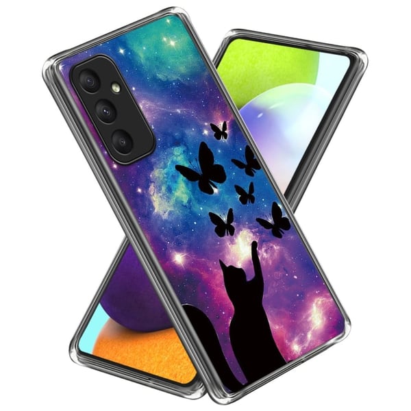 Deco Samsung Galaxy A35 cover - Kat Og Sommerfugle