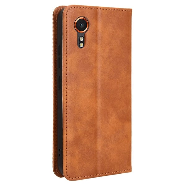 Bofink Vintage Samsung Galaxy Xcover 7 lærveske - Brun