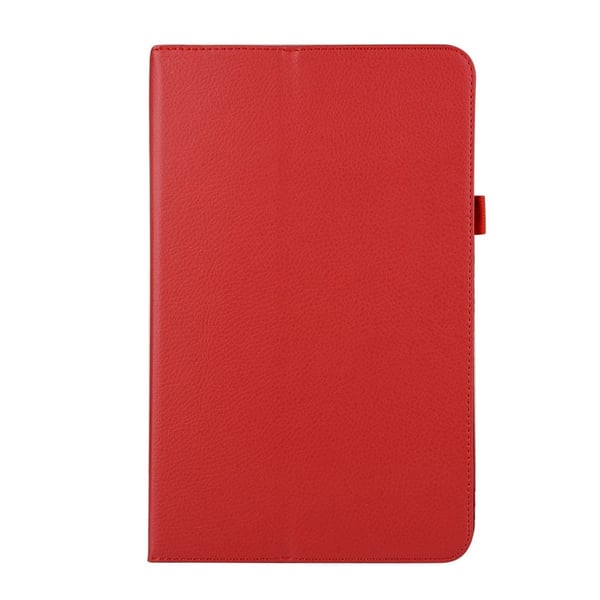 Litchi Grain Smart Leather Case Samsung Galaxy Tab A 10.1 (2016) T580 T585 - Rød Litchi Grain Smart Leather Case Samsung Galaxy Tab A 10.1 (2016) T580 T585 - Rød
