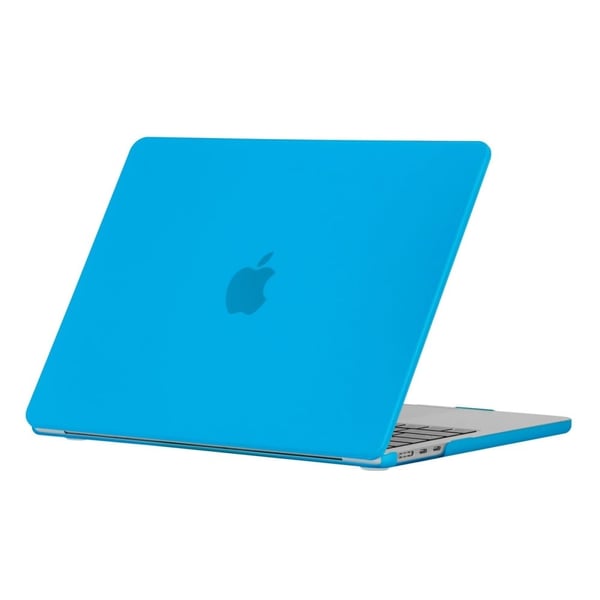 MacBook Air 13 " (2022) A2681 / (2024) A3113 M3 Matte Finish skyddande laptopskydd reptåligt hårt stötdämpande Notebookfodral - Akvablått