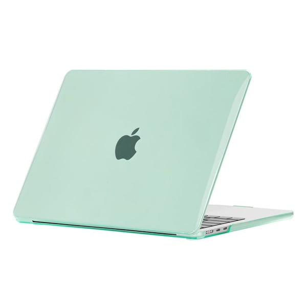 MacBook Air 15 "(2023) M2 A2941 / (2024) A3114 M3 Laptop-deksel gjennomsiktig hardt støtbestandig beskyttelsesdeksel - Grønn