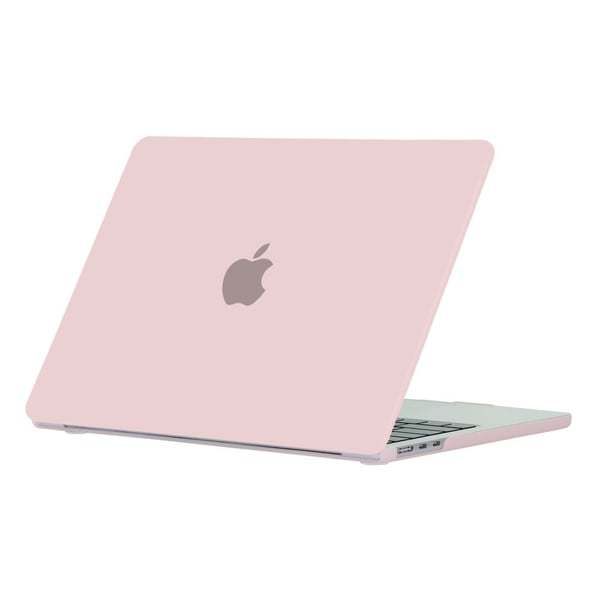 MacBook Air 13 "(2022) A2681 / (2024) A3113 M3 Mattefinish beskyttende deksel til bærbar PC ripebestandig hard støtbestandig Notebook-etui - Lyserosa