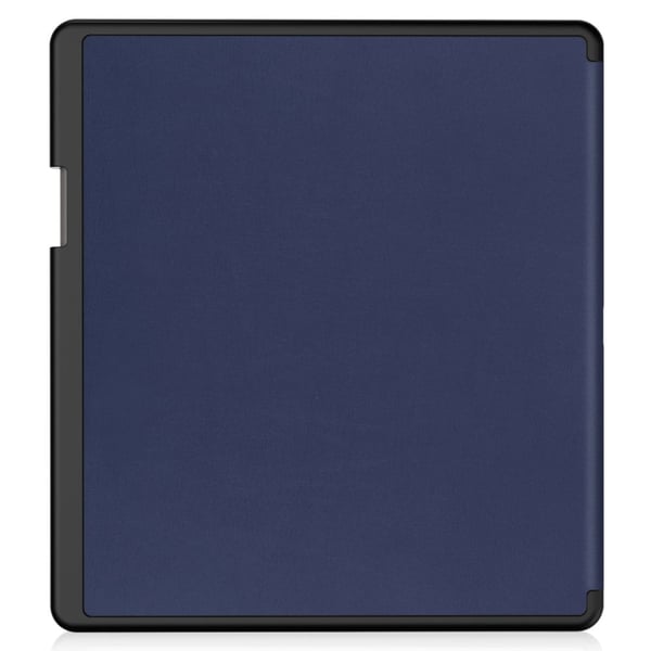 Amazon Kindle Scribe Origami Stand Vegansk lær og fleksibelt e-bokleser-etui Støtsikkert leserdeksel med automatisk vekking / dvale - Mørkeblå