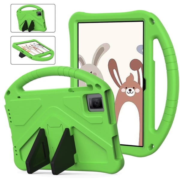 TCL Tab 10 Gen 2 / T-Mobile REVVL Tab / Blackview Oscal Pad 15 / Tab 11 WiFi / Tab 11 SE / Tab 11 Case Handle EVA Cover - Grønn