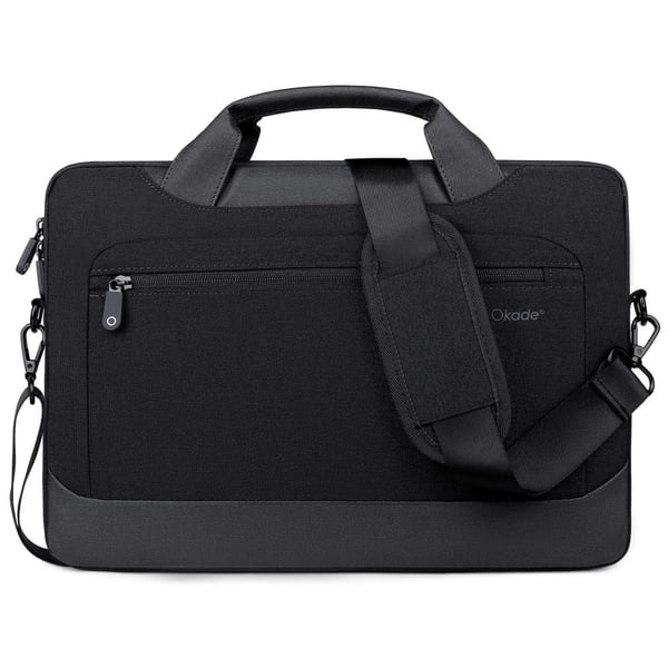 OKADE T62 Notebook-taske til 15,4-16" bærbar computer Stødsikker luftpudeforing Beskyttende taske Opbevaringspose (med skulderrem) - Sort OKADE T62 Notebook-taske til 15,4-16" bærbar computer Stødsikker luftpudeforing Beskyttende taske Opbevaringspose (med skulderrem) - Sort