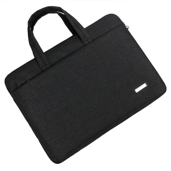 173 13-13,3" Laptopväska Oxford tyg Notebook Handväska Slitstark bärväska - Svart