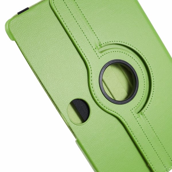 Honor Pad 9 Etui Ridsefast tablet cover i vegansk læder med roterende stativ - Grøn