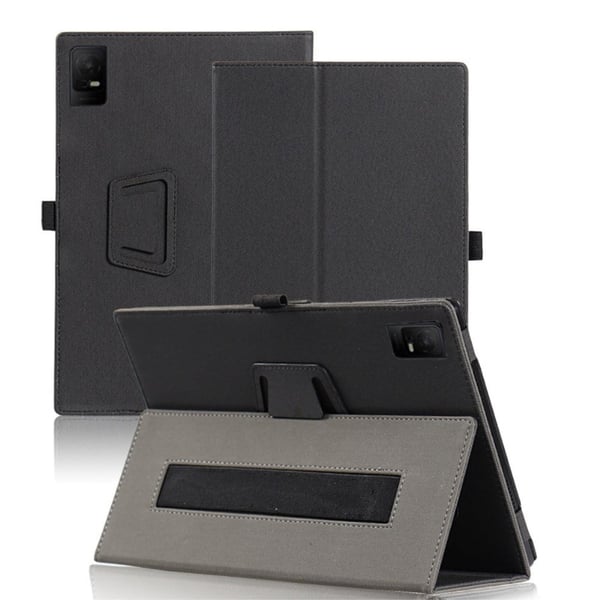 TCL NxtPaper 11 Tablet Etui Skin-touch Stand Vegansk Læder Drop-resistant Cover - Sort