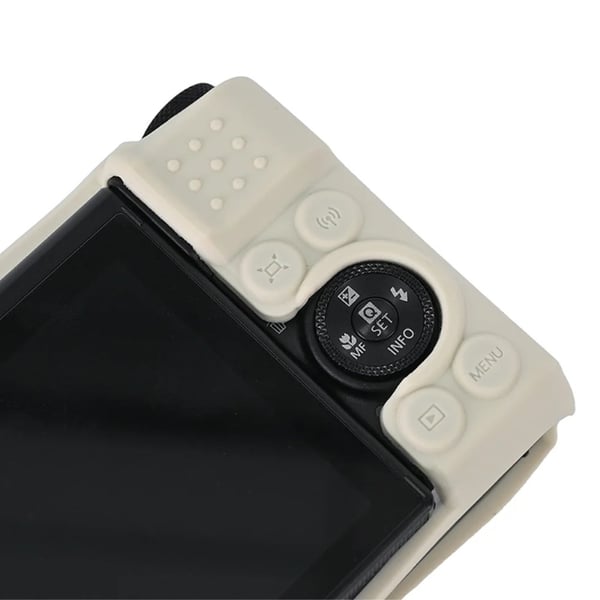 Canon SX740 Mykt silikonbeskyttelsesetui Ergonomisk kameradeksel - Svart