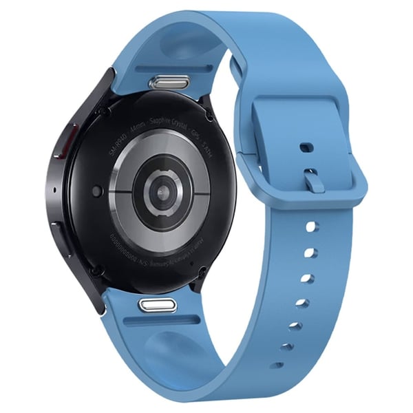 Samsung Galaxy Watch6 40mm / 44mm / Watch6 Classic 43mm / 47mm Silikonklokkerem, 20mm - Blå