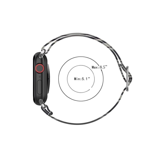 Apple Watch Series 6 / 5 44mm mønsterutskrift urbånd - Regnbue