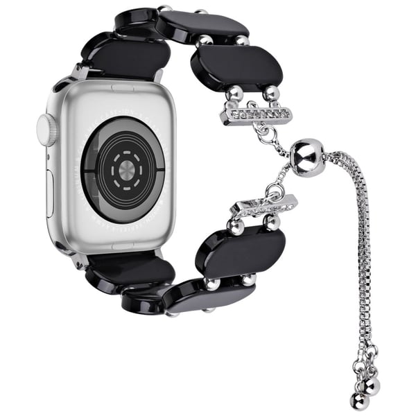 Apple Watch Series 49 mm - 45 mm - 44 mm - 42 mm harpiksarmbånd - Svart