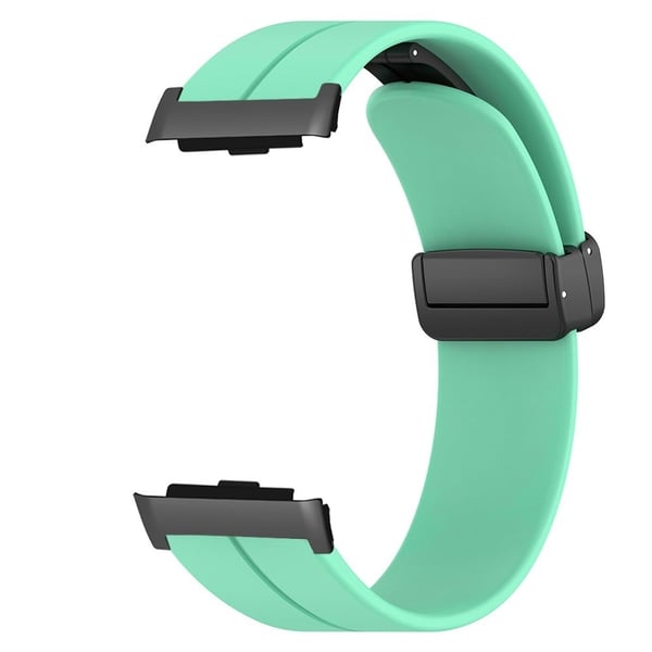 Huawei Watch D-rem Erstatningsklokkerem i myk silikon med magnetisk sammenleggbar spenne - Mintgrønn