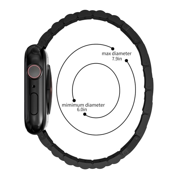 Apple Watch Series 41mm - 40mm - 38mm Universal metallklokkearmbånd - Sølv