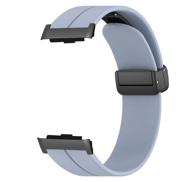 Huawei Watch D-rem Erstatningsklokkerem i myk silikon med magnetisk sammenleggbar spenne - Lilla