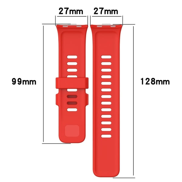 Xiaomi Redmi Watch 4 / Smart Band 8 Pro Smartwatch Band Erstatning Silikonrem - Marineblå
