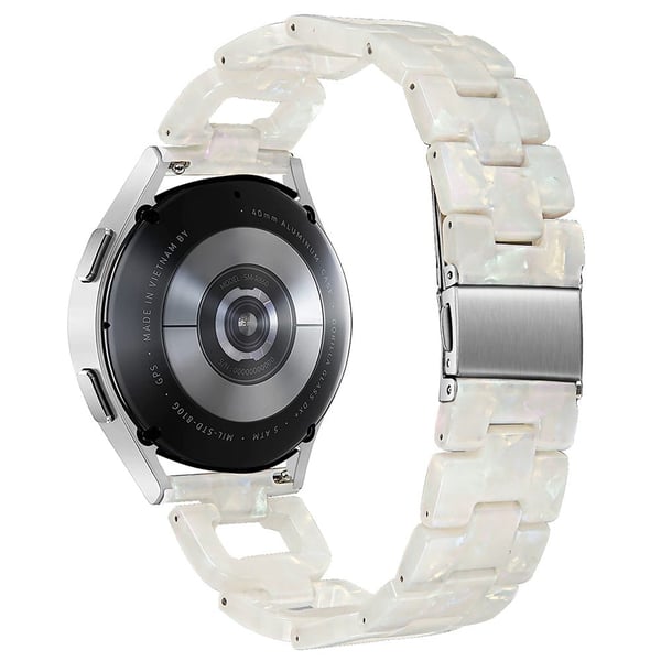 Huami Amazfit Youth Edition 20 mm smartklokkearmbånd D-formet harpiksarmbånd - Fluorescens Hvit