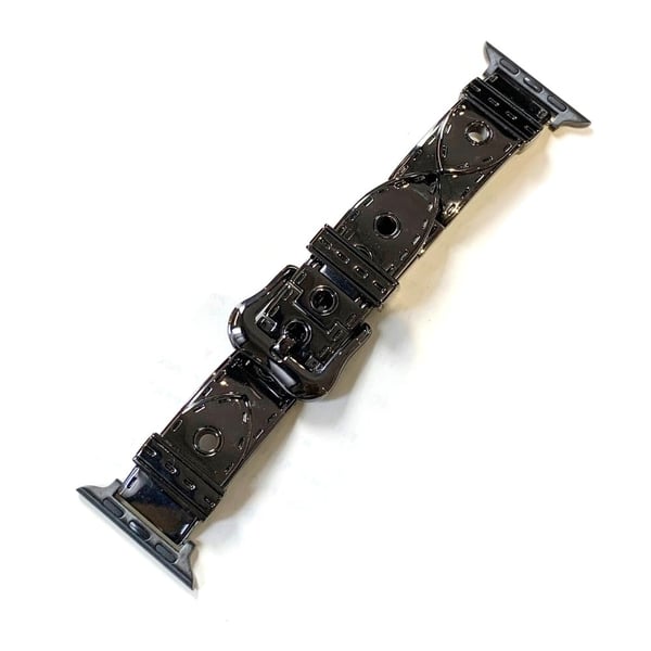 Apple Watch Series 41 mm - 40 mm - 38 mm klokkerem med beltedesign - Svart