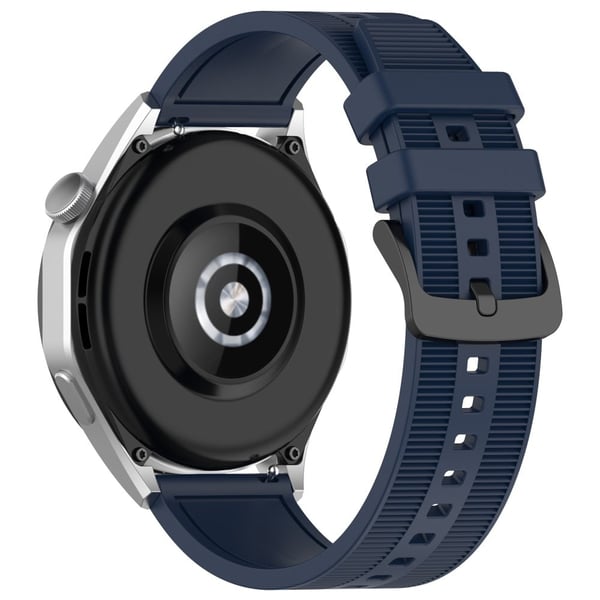 Huawei Watch GT 4 / Garmin Venu 2 Armbånd 22 mm håndleddsrem i myk silikon - Marineblå