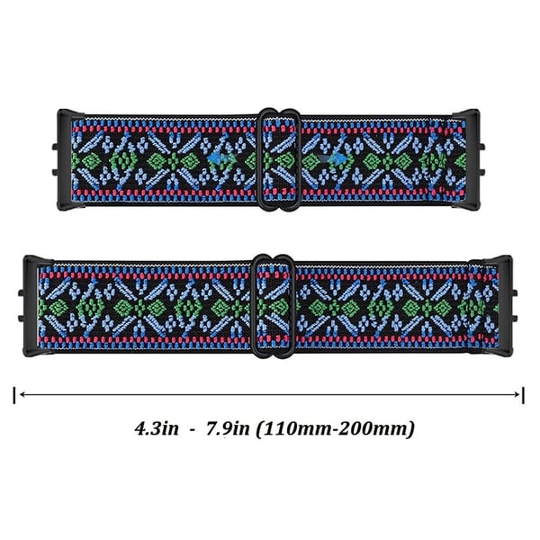 Samsung Galaxy Fit3 Urrem Elastisk Nylon Justerbar Smart Urrem - Pil