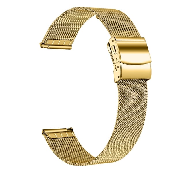 Huawei Watch 2 / Watch GT 2 42mm / Watch GT 3 42mm Strap 20mm Milanese Mesh Watch Band - Guld Huawei Watch 2 / Watch GT 2 42mm / Watch GT 3 42mm Strap 20mm Milanese Mesh Watch Band - Guld