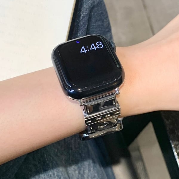 Apple Watch Series 49mm - 45mm - 44mm - 42mmZink Alloy Watch Strap - Gull