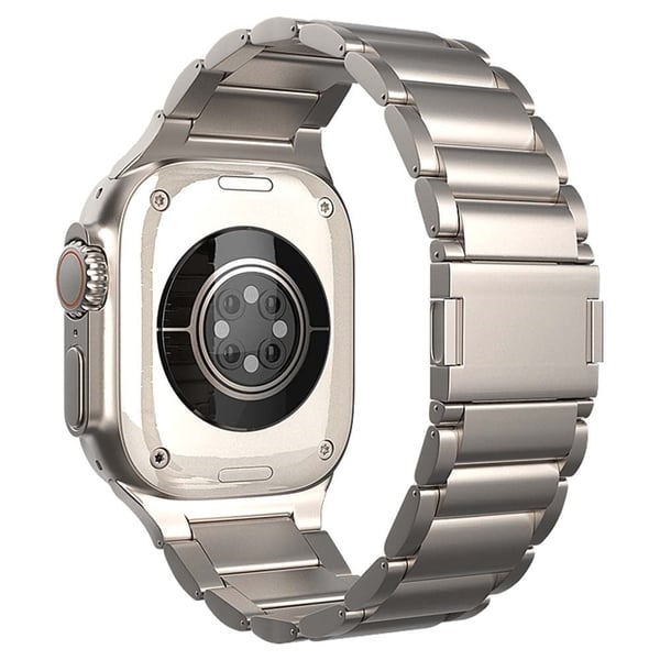 Apple Watch Series 41 mm - 40 mm - 38 mm magnetisk klokkerem i titanstål - Titan Farge