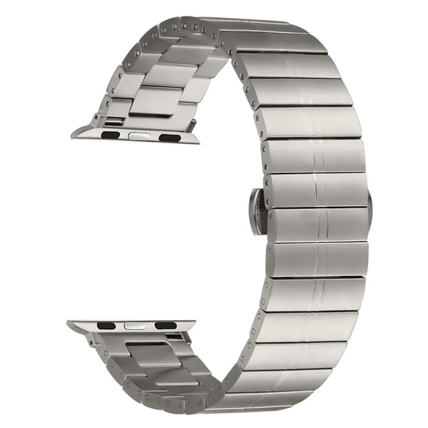 Klokkerem Apple Watch Ultra / Ultra 2 49mm / Serie 8 7 9 45mm / Serie 6 5 4 SE SE (2022) 44mm / Serie 3 2 1 42mm Metallbånd - Titan
