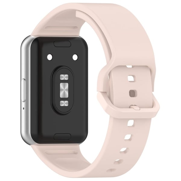 Samsung Galaxy Fit3 (SM-R390) Klockarmband Mjukt silikonarmband med platt spänne - Ljusrosa