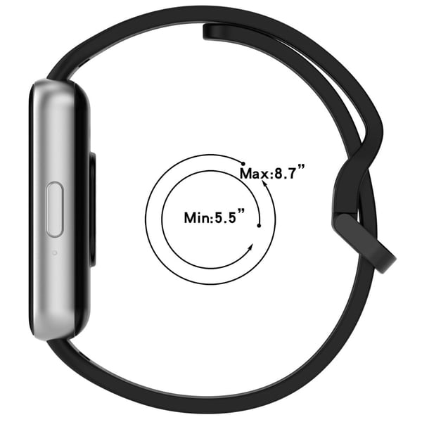 Samsung Galaxy Fit3 (SM-R390) Armbånd med mykt silikonarmbånd med flat spenne - Gul