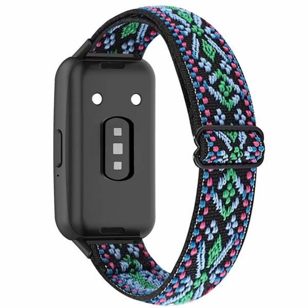 Samsung Galaxy Fit3 Klockarmband Elastiskt Nylon Justerbart Smart Klockarmband - Grön