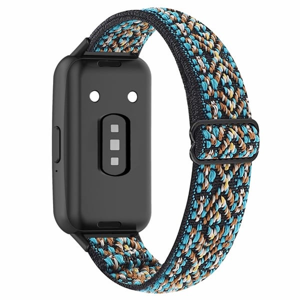 Samsung Galaxy Fit3-klokkerem Elastisk nylonjusterbart smartklokkearmbånd - Brun