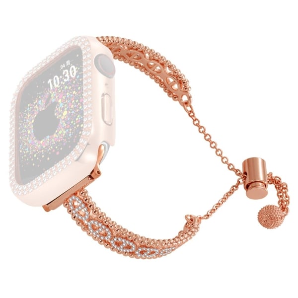 Pure Copper-klokkerem Apple Watch Ultra 2 Ultra 49mm / Series 9 8 7 45mm / 6 5 4 SE (2022) SE (2023) SE 44mm / 3 2 1 42mm - Rose Gull