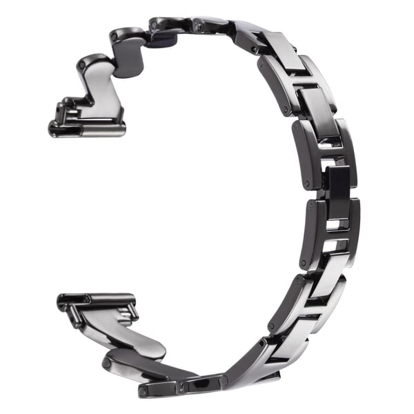 Samsung Galaxy Watch3 45mm / Garmin Venu 3 Armbånd 22mm Urrem Zinklegering - Sort