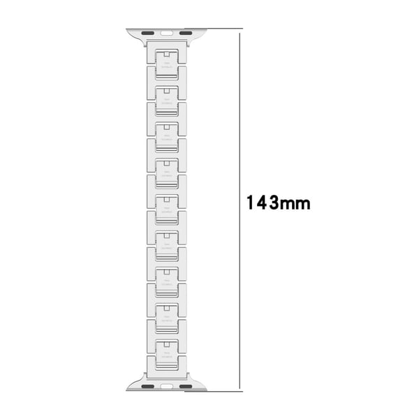 Apple Watch Series 49mm - 45mm - 44mm - 42mmWatch Band rustfritt stålrem - Gull