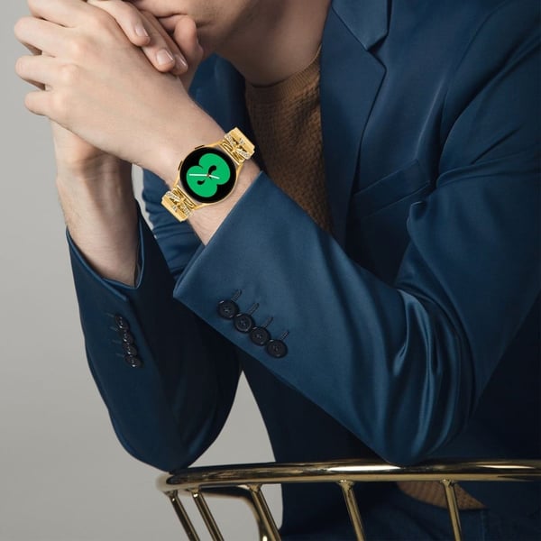 20 mm Butterfly Milanese-rem Samsung Galaxy Watch4 / Watch4 Classic / Watch4 Active / Watch 5 / Watch 5 Pro / Watch 5 Active Replace Strap - Gull