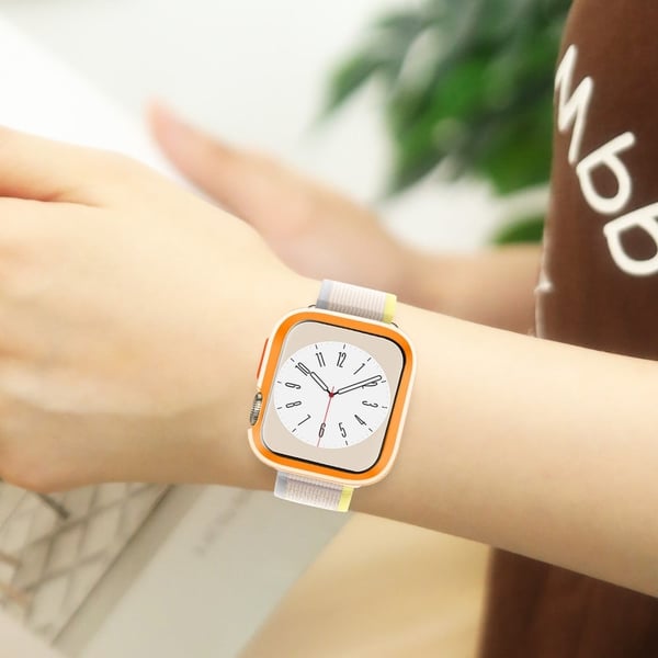 Apple Watch Series 6 / 5 / 4 / SE (2022) / SE (2023) / SE 40 mm fleksibelt, hult beskyttelsesdeksel - Oransje