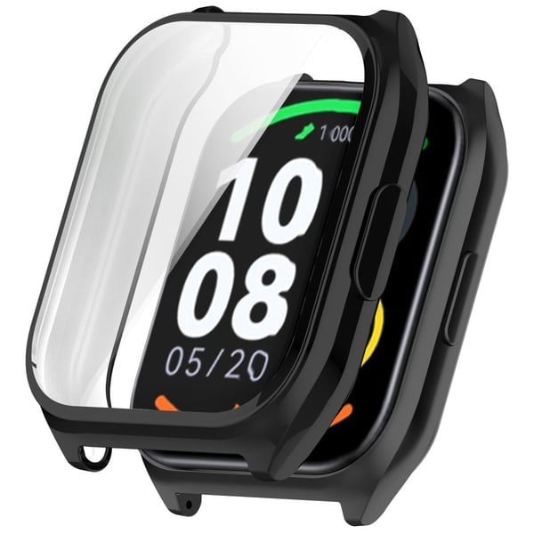 Haylou Watch 2 Pro / LS02 Pro-klokkeveske med alt inkludert mykt, fleksibelt beskyttelsesdeksel - Elektroplettering Svart
